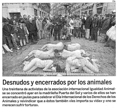 Repercusión Día Int. de los Derechos Animales 2007 - La Razón Repercusión Día Int. de los Derechos Animales 2007 - La Razón
