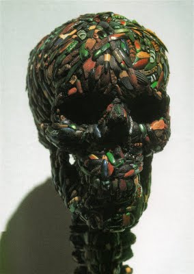 Escultura de Fabre realizada con los cadáveres de cientos de escarabajos